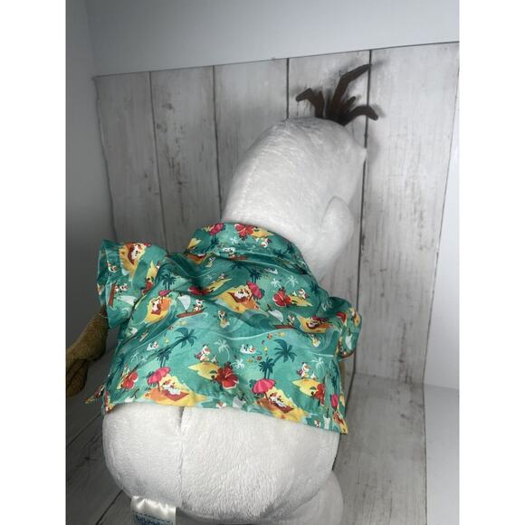 Build A Bear Olaf Disney Frozen Plush Soft Toy & Summer Shirt Hawaiian - Picture 3 of 5